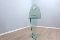 Miroir de maquillage sur pied pivotant vintage des années 1990