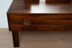 Miroir suédois du milieu du siècle avec console de coiffeuse – Ateljé Glas & Trä
