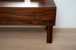 Miroir suédois du milieu du siècle avec console de coiffeuse – Ateljé Glas & Trä
