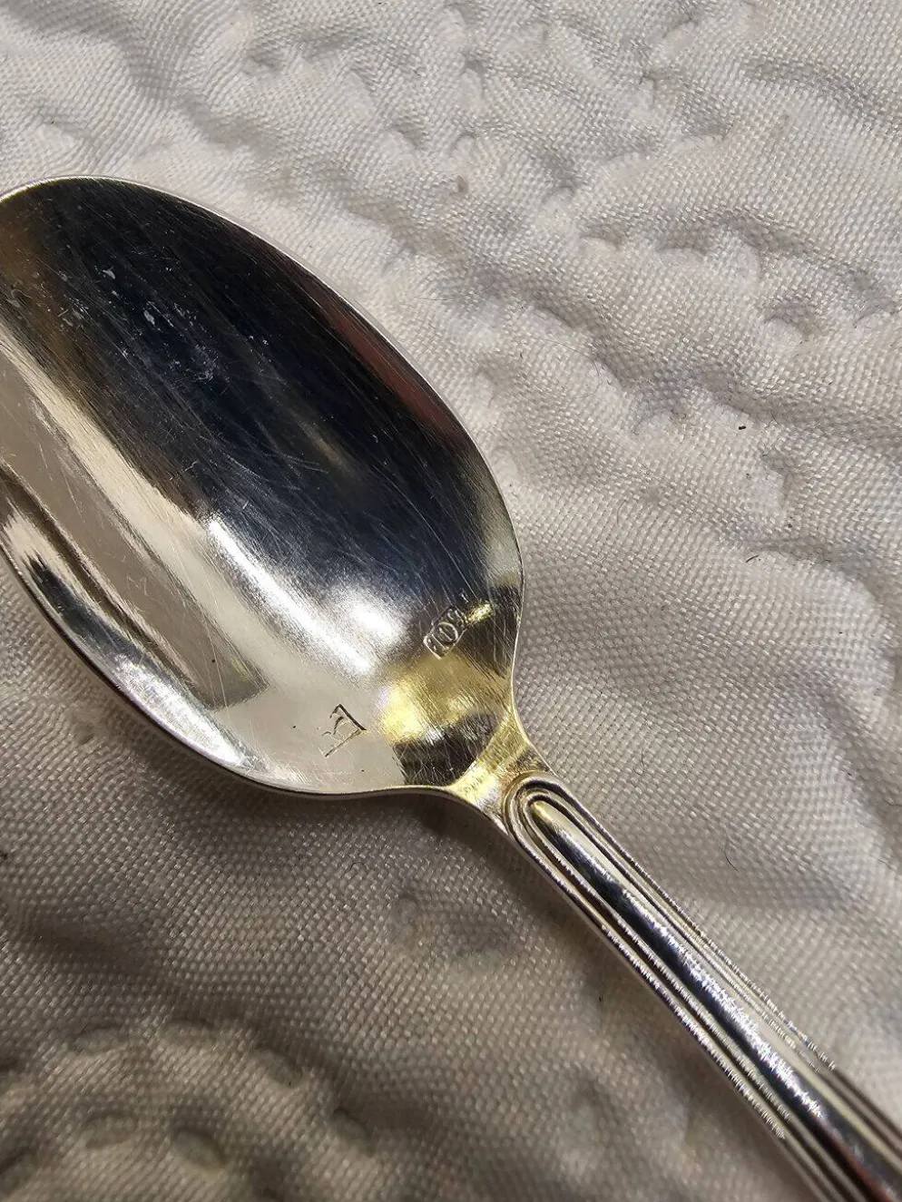 Ménagère 12 cuillères à café en métal argenté