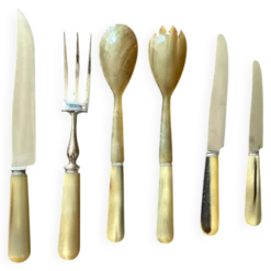 Ménagère de table en os - 28 pièces