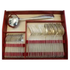 Ménagère en argent 37 pièces style Louis XV