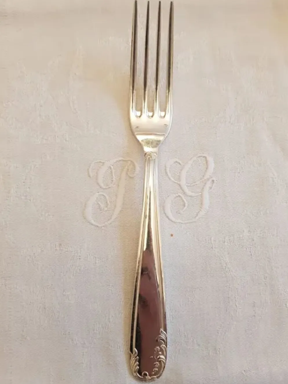 Ménagère en argent 37 pièces style Louis XV