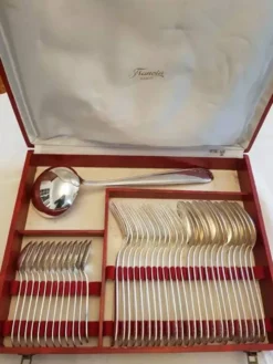 Ménagère en argent 37 pièces style Louis XV