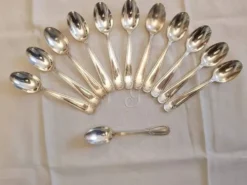 Ménagère en argent 37 pièces style Louis XV