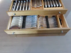 Ménagère Félix Frères Toulouse en métal argenté 124 pièces années 60