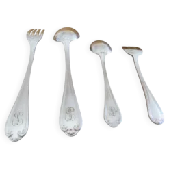 Ménagère Félix Frères Toulouse en métal argenté 124 pièces années 60