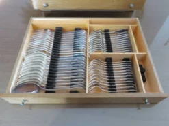 Ménagère Félix Frères Toulouse en métal argenté 124 pièces années 60