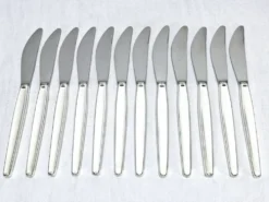 Ménagère georg jensen - modèle cypress - 133 pièces, argent massif