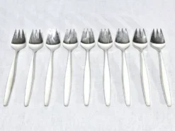 Ménagère georg jensen - modèle cypress - 133 pièces, argent massif