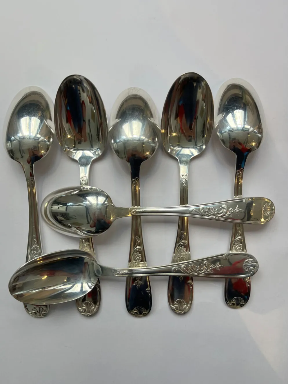 Ménagère 28p. métal argenté style Louis XV