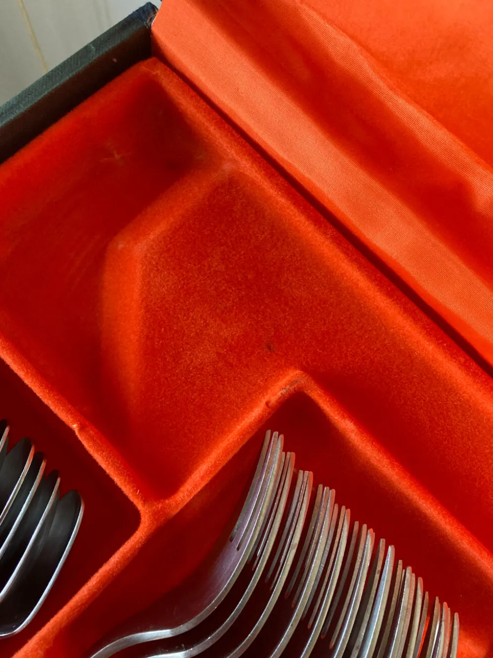 Ménagère vintage en inox Guy Degrenne, modèle Jet