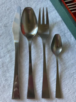 Ménagère vintage en inox Guy Degrenne, modèle Jet