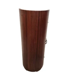 Mobilier de bar rond en acajou de style Art déco français, années 1920/30