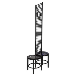 Mobilier d'entrée vintage des années 1970 avec porte-manteau et design italien.