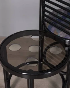Mobilier d'entrée vintage des années 1970 avec porte-manteau et design italien.