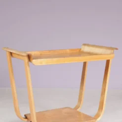 Modèle de chariot en bouleau des années 1950 : PB01 par Cees Braakman pour Pastoe Pays-Bas