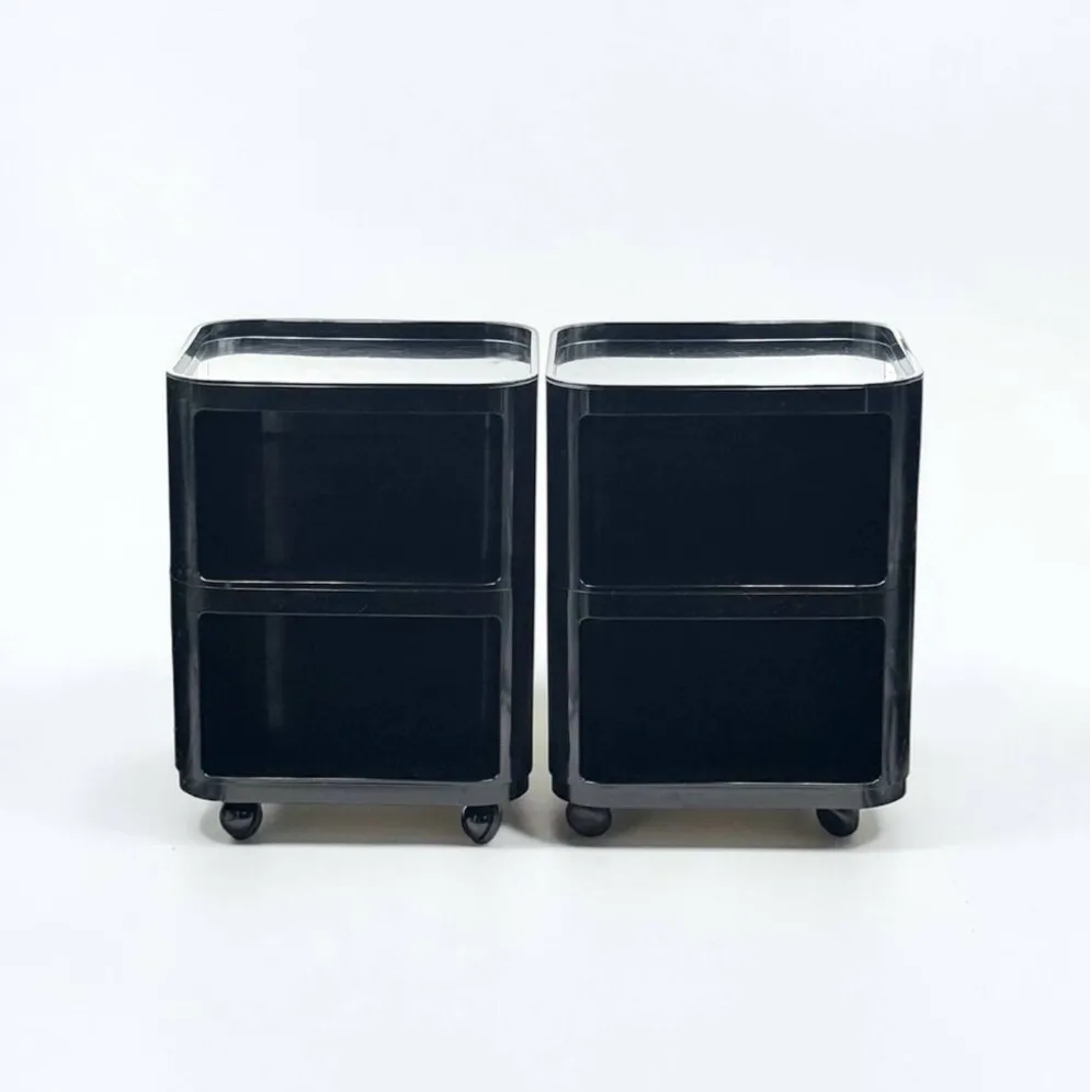 Modules de rangement Kartell design Anna Castelli Ferrieri Italie années 60