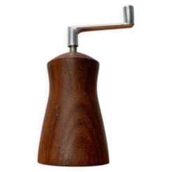 Moulin à poivre en teck du milieu du siècle de Pede, années 1960