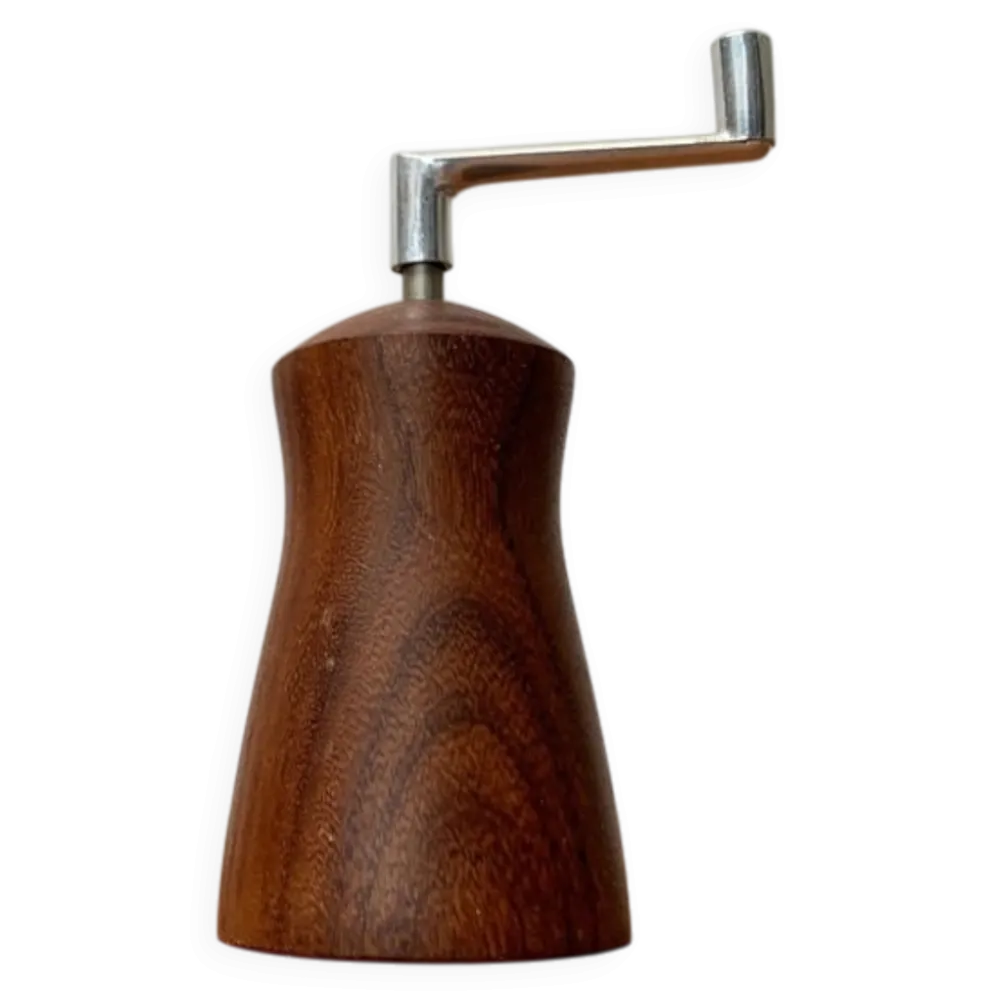 Moulin à poivre en teck du milieu du siècle de Pede, années 1960