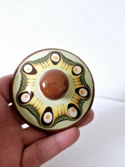 Moutardier vintage bulgare céramique Troyan