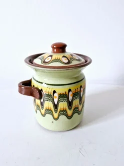 Moutardier vintage bulgare céramique Troyan
