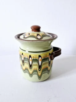 Moutardier vintage bulgare céramique Troyan
