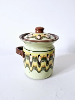 Moutardier vintage bulgare céramique Troyan