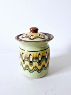 Moutardier vintage bulgare céramique Troyan