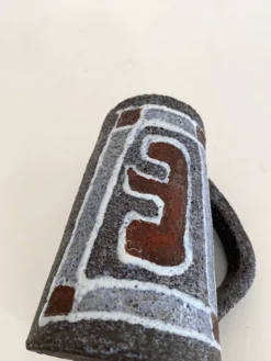Mug brutaliste allemand, années 80