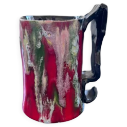 Mug d’artiste multicolore