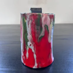 Mug d’artiste multicolore