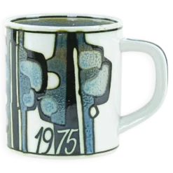 Mug en céramique, design danois, 1975, designer : Bodil Buch, fabricant : Royal