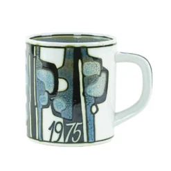 Mug en céramique, design danois, 1975, designer : Bodil Buch, fabricant : Royal
