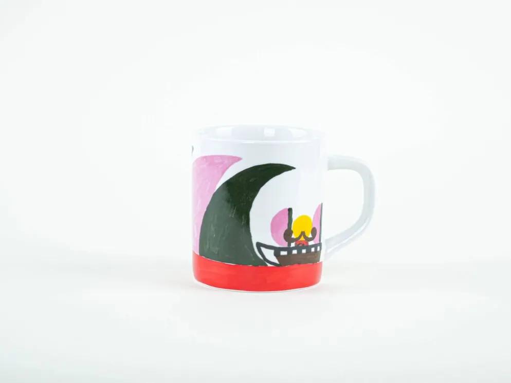 Mug en porcelaine, design danois, années 1990/2000, fabricant : Royal Copenhagen