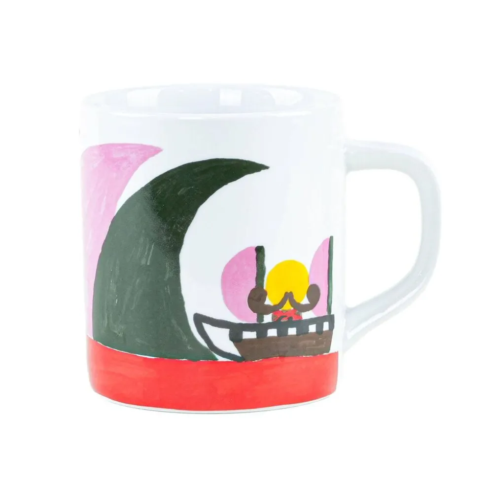 Mug en porcelaine, design danois, années 1990/2000, fabricant : Royal Copenhagen