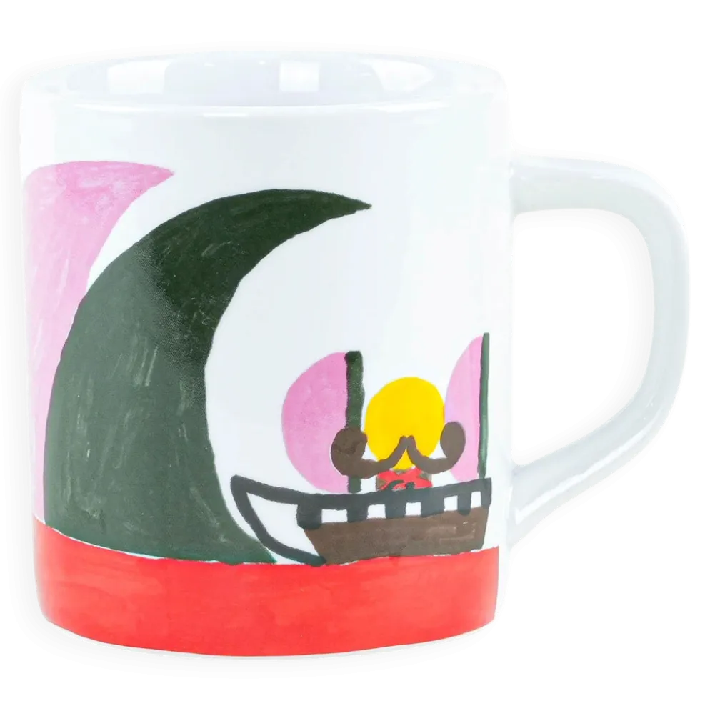 Mug en porcelaine, design danois, années 1990/2000, fabricant : Royal Copenhagen