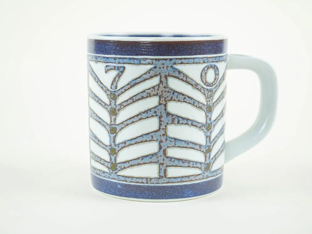 Mug en porcelaine, design danois, années 1970, fabricant : Royal Copenhagen