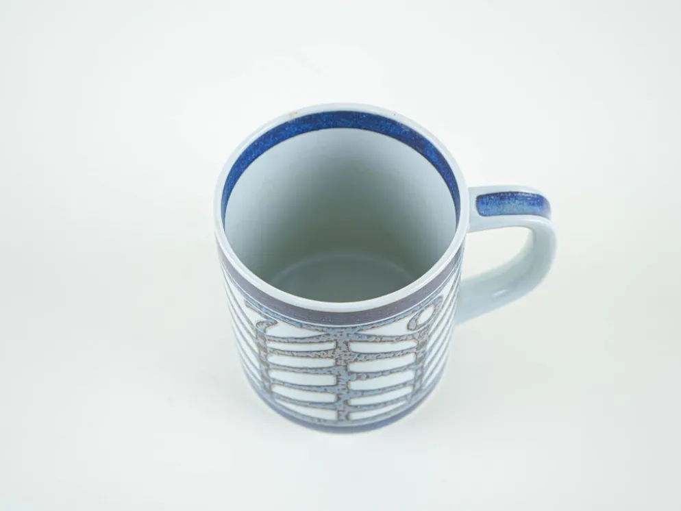 Mug en porcelaine, design danois, années 1970, fabricant : Royal Copenhagen