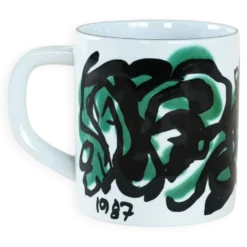 Mug en porcelaine, design danois, 1987, designer : Mogens Andersen