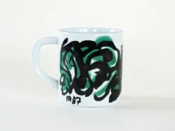 Mug en porcelaine, design danois, 1987, designer : Mogens Andersen