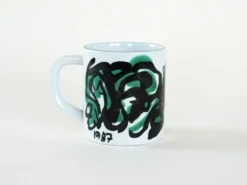 Mug en porcelaine, design danois, 1987, designer : Mogens Andersen