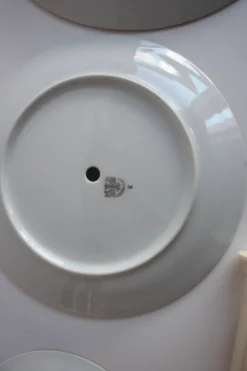 Multi-tiered porcelain tray, Stará Role porcelain, Czechoslovakia, 1950s.
