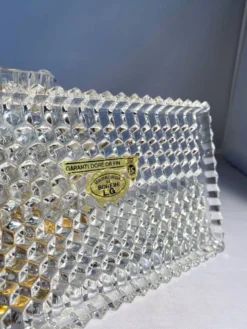 Nécessaire à café en cristal de Bohême doré à l’or fin – Années 60/80