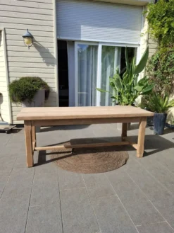 N052 table de ferme rénovée