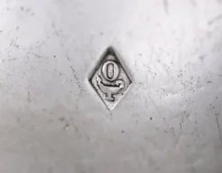Odiot, saucière double + doublures, argent Minerve, excellent état, XIX, 1,798 kg