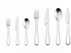 Outline cutlery set 42 pieces flatware set fork knife spoon and small items