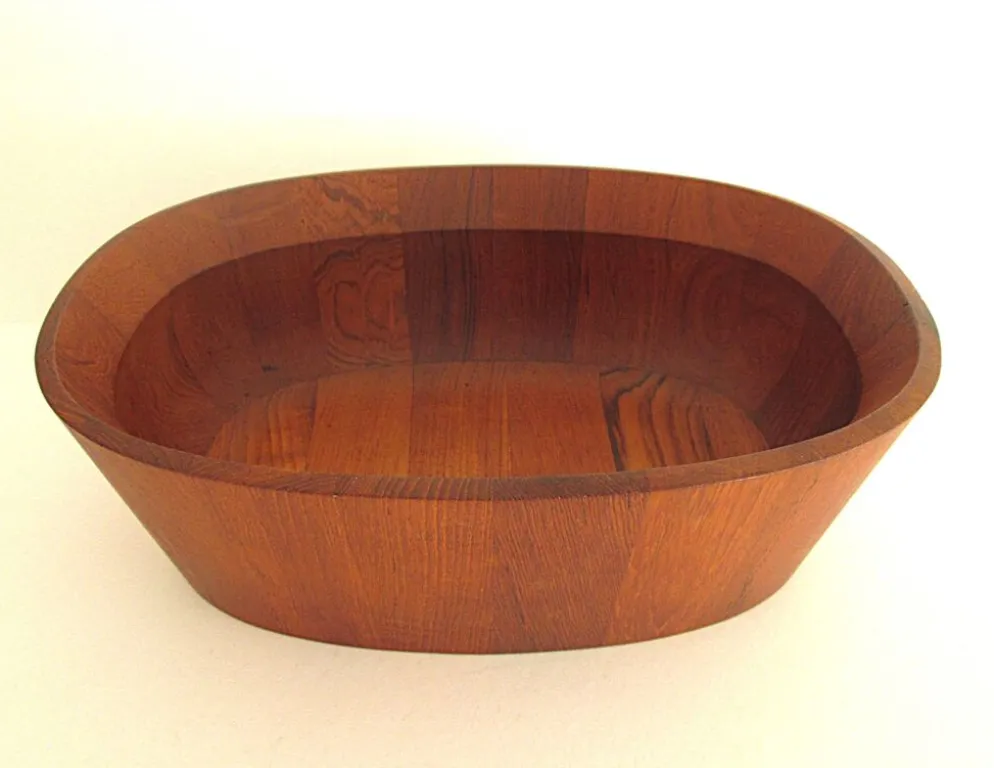 Owl de service en teck massif vintage Dansk Danemark IHQ – design Jens Quistgaard