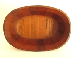 Owl de service en teck massif vintage Dansk Danemark IHQ – design Jens Quistgaard