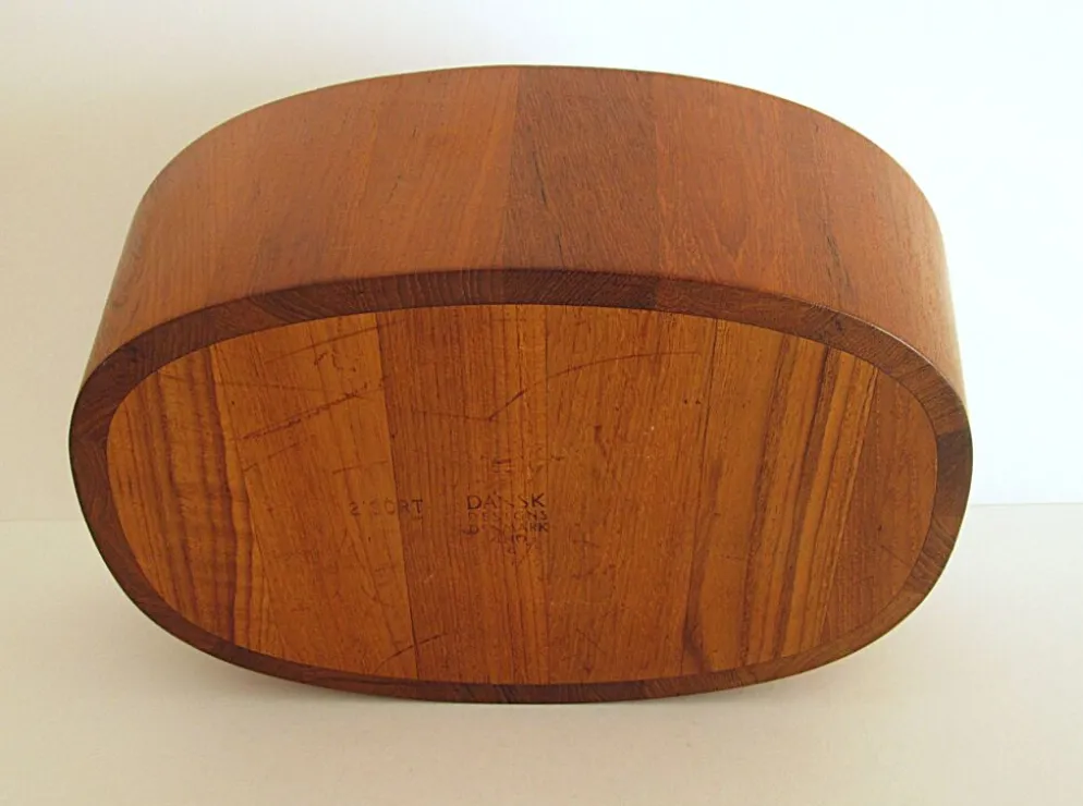 Owl de service en teck massif vintage Dansk Danemark IHQ – design Jens Quistgaard